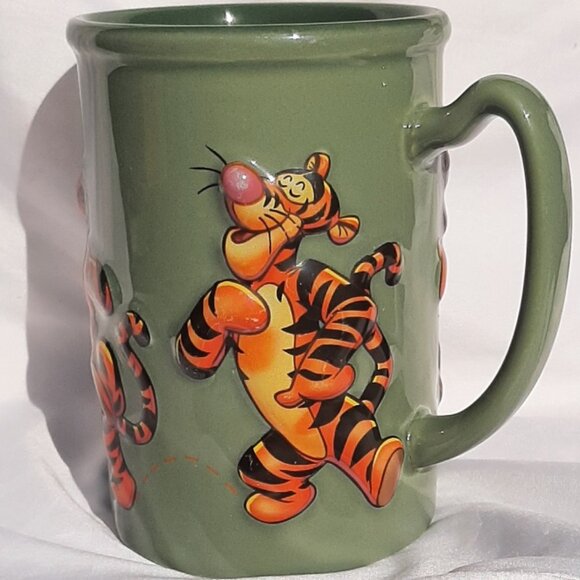 Disney Tigger Winnie the Pooh Large 3D Mug Green - Picture 1 of 7